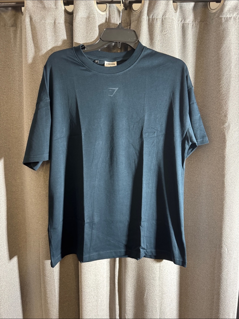 Gymshark Power Oversized T/Shirt Men's Size Medium/Oversized Fit/ Blue